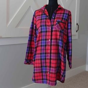Victoria's Secret Cotton Flannel Sleep Shirt